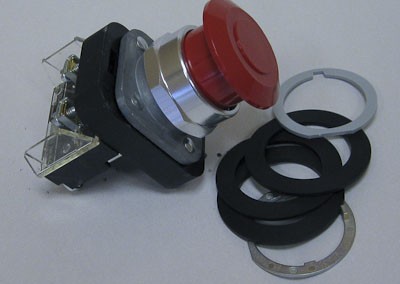 M03-0201 E-Stop, Push/Pull